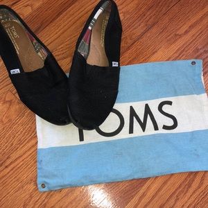 Tom weave pattern slip on